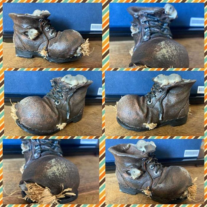 Подставка для карандашей Ботинок с мышками Фигурка Днепр