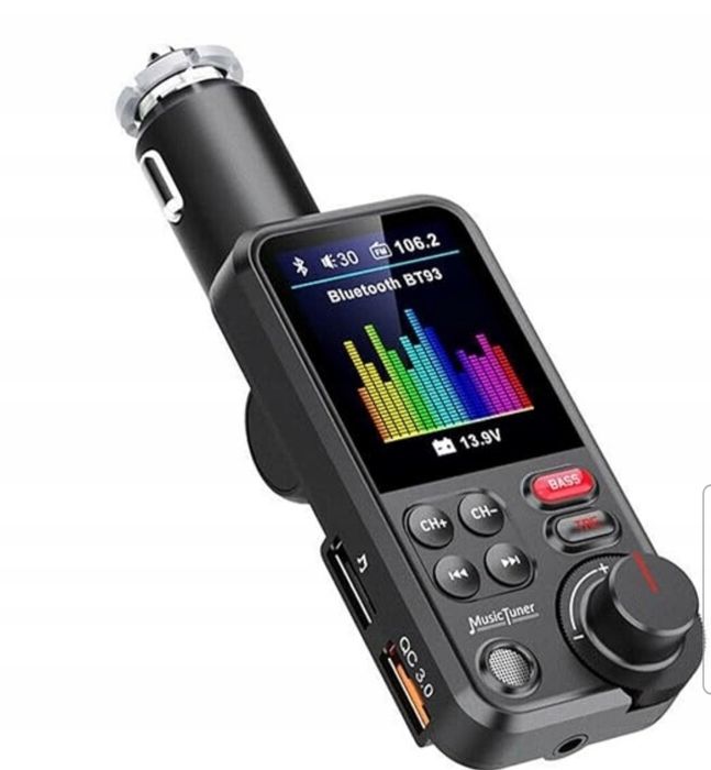 Adapter samochodowy Bluetooth ,nadajnik FM