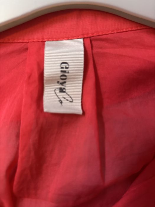 Camisa vermelha fina