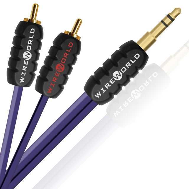 Wireworld PULSE mini - Interkonekt Mini Jack 3,5mm - 2 RCA dł 1m