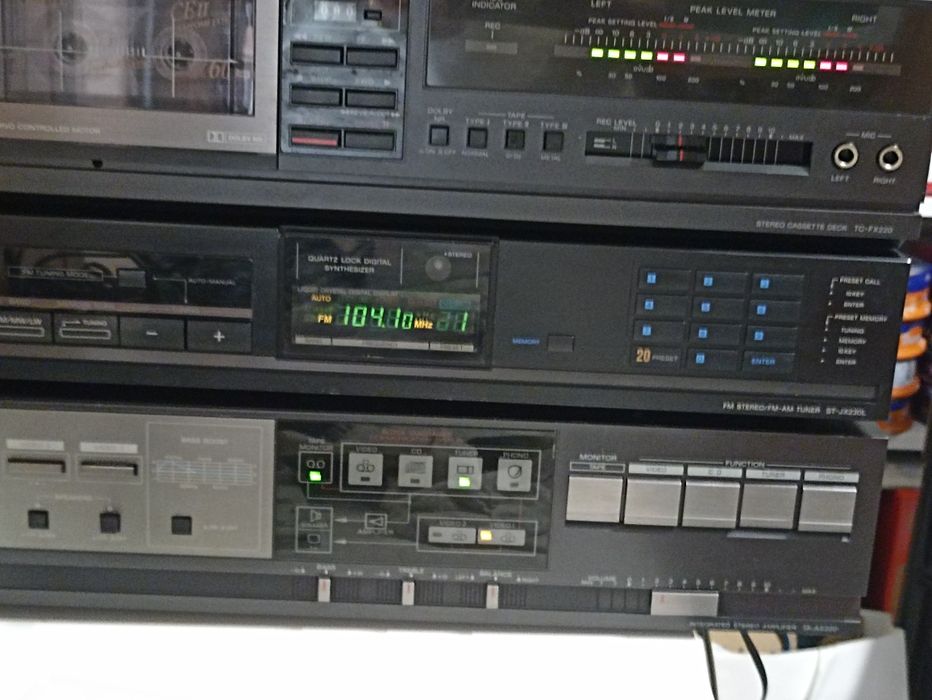 Sony amplificador + Deck + sintonizador