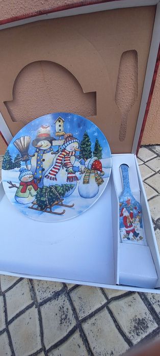 Prato de Natal em loiça