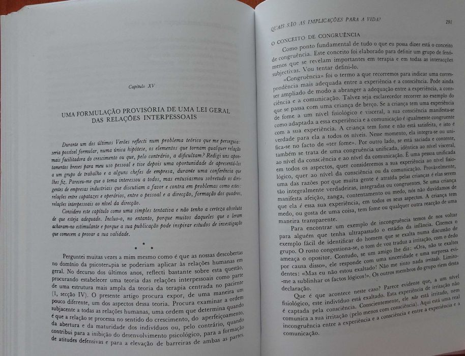 Tornar-Se Pessoa de Carl R. Rogers