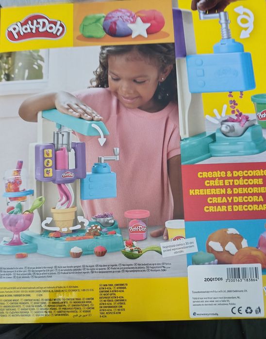 NOWY Zestaw Play-Doh Maszynka do Lodów i