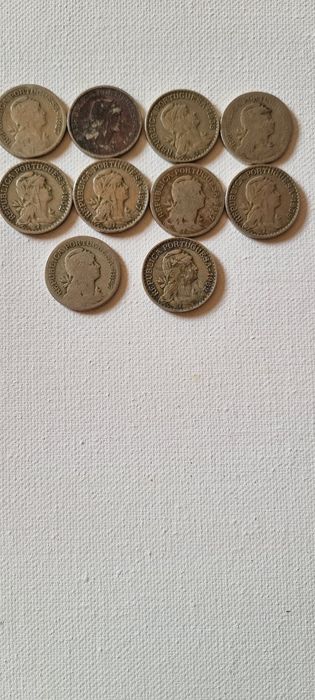 Moedas de 1 escudo,varias datas
