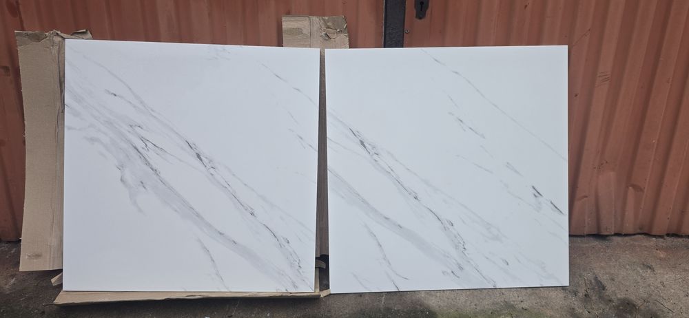 Płytki ścienne, gres 120×60 biała