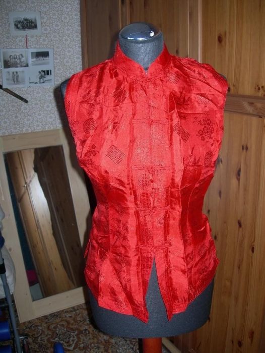 bluzeczka/ bluzka 42 czerwona