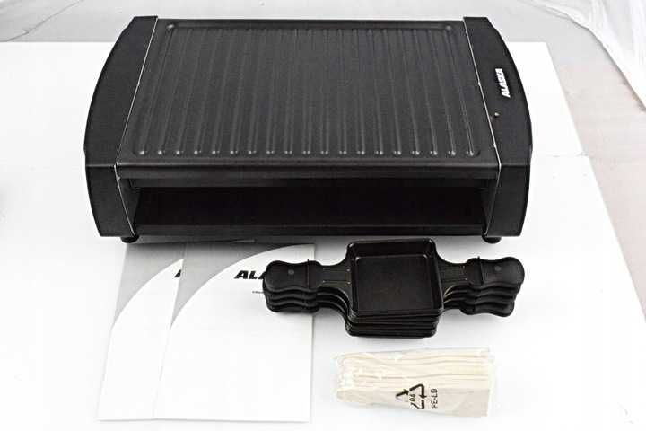 Grill elektryczny raclette Alaska RG1200I / 700W / 8 łopatek