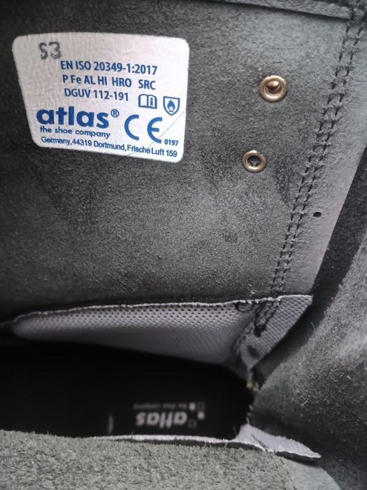 Wysokie buty spawalnicze Atlas 46