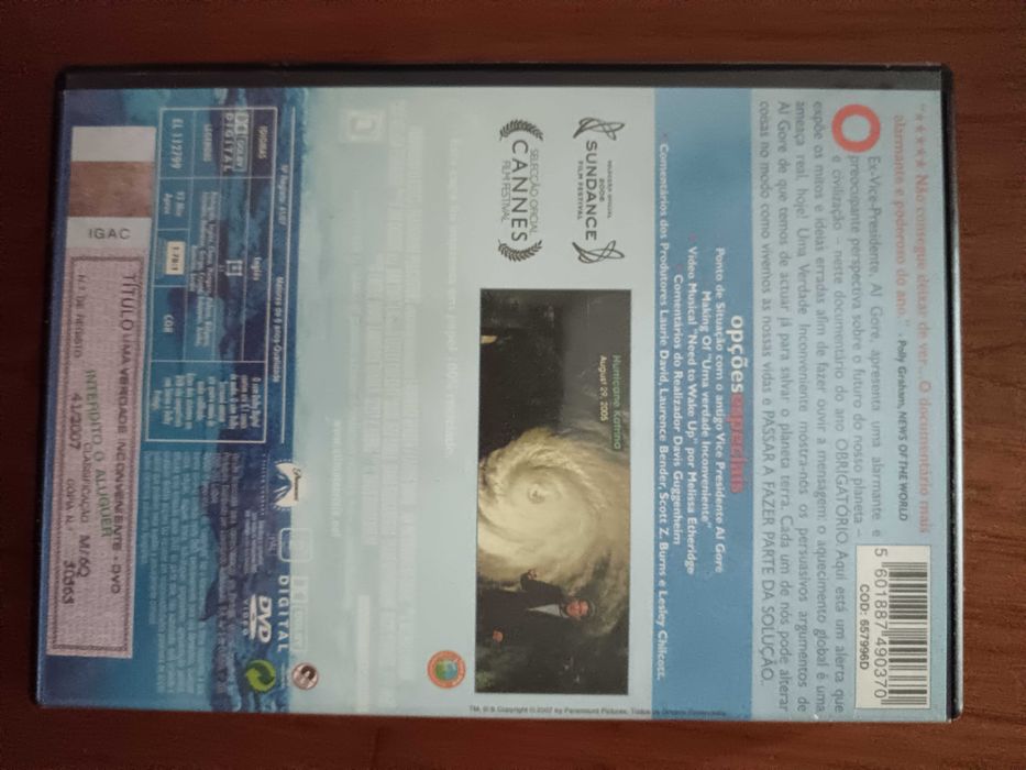 filme dvd original - uma verdade inconveniente