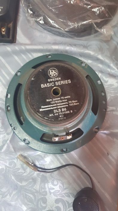 динамики компонентные DLS B6 basic,Провода для авто акустики. Дроти