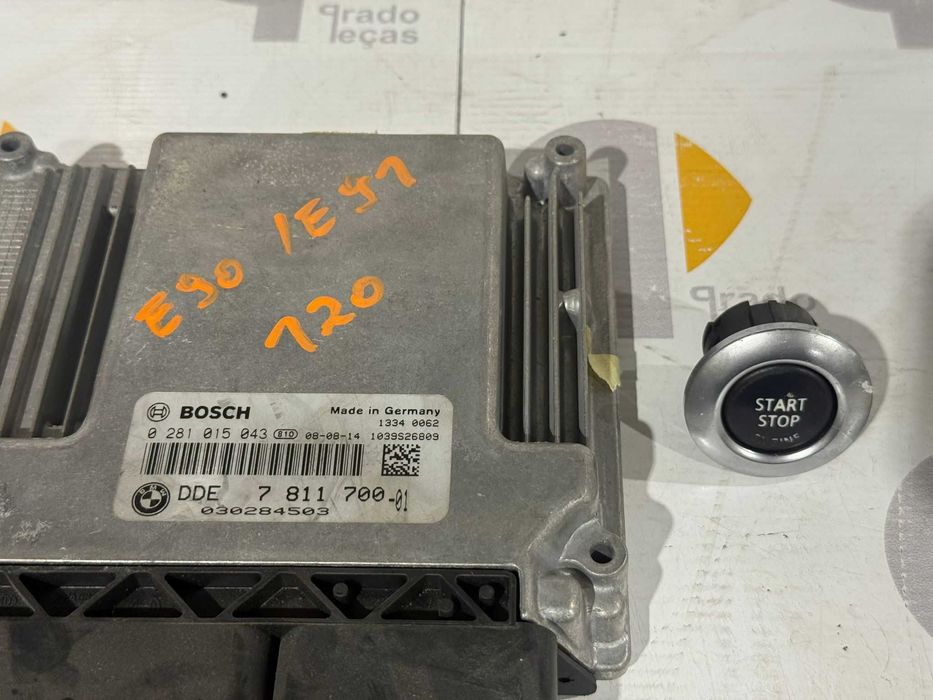 Kit imobilizador chave eco centralina bmw série 3 e90 e91