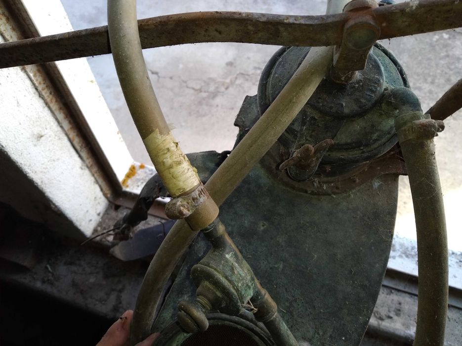 Pulverizador antigo cobre