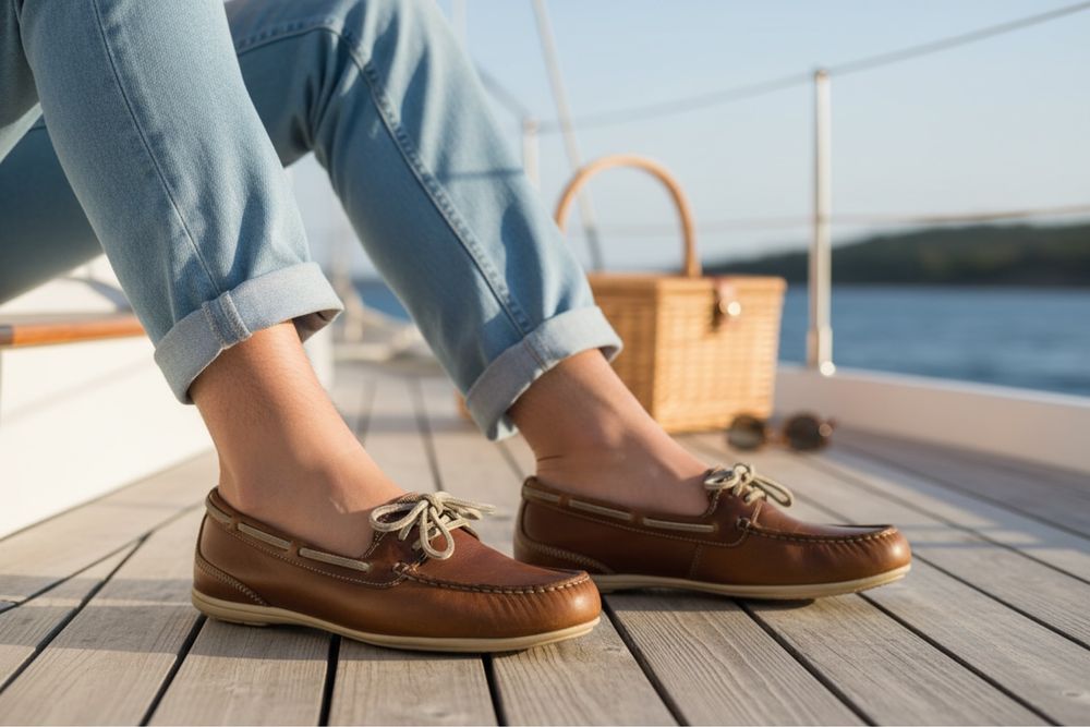 Mokasyny buty zeglarskie Timberland skorzane rozmiar (9,5) 41,5