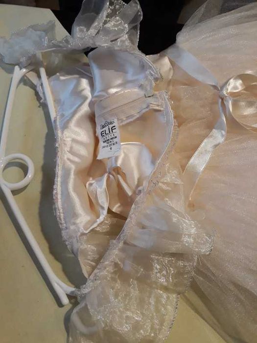 Sukienka tiulowa "księżniczka"-słodka jak wata cukrowa