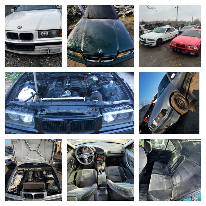 BMW. Е36 седан. РАЗБОРКА BMW E32 E34 E36 E38 E39 E46 E53 E65 E60 E70