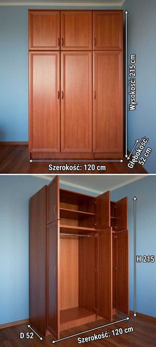 Szafa i Dwie Komody