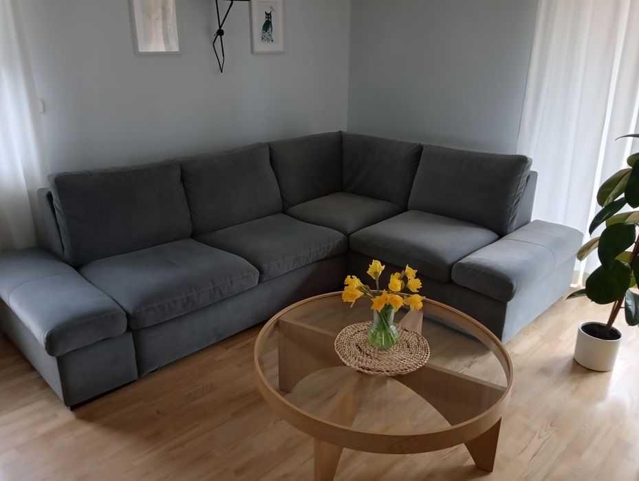 Narożnik sofa kanapa Helvetia z funkcją spania