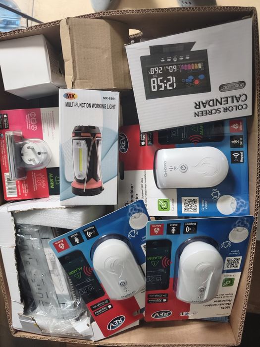 Karton mix box boks zestaw sama elektronika klasa  A nowe  Amazon