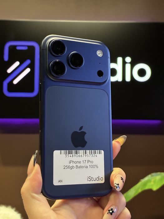 iPhone 17 Pro 256GB Deep Blue - bateria 100% - gwarancja 12 mies. - rozliczenie starego iPhone’a