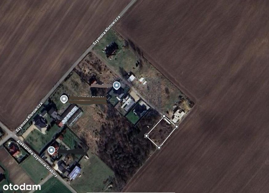 Działka pod zabudowę jednorodzinną Północ 1551 m² - Widok 5