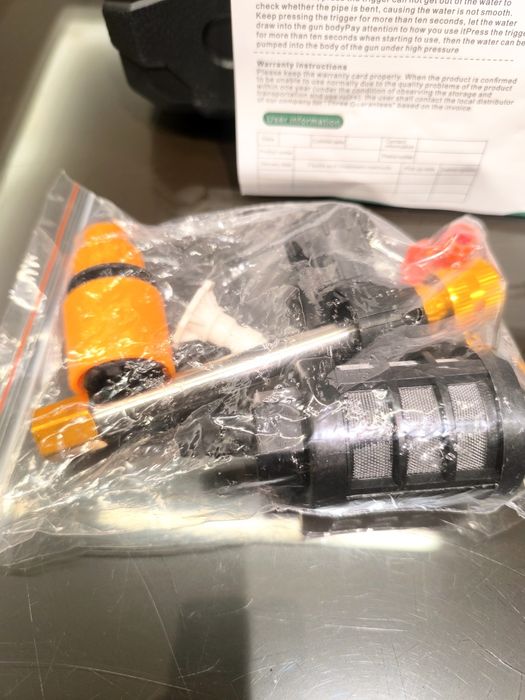 Máquina potente de lavar carro com bateria