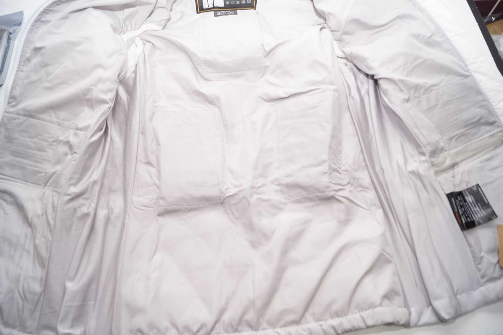 HEATING CLOTHES Biała pikowana kamizelka podgrzewana 12000mAh r.S