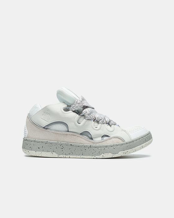 Кросівки Lanvin Curb White/Grey premium | Кроссовки чоловічі жіночі