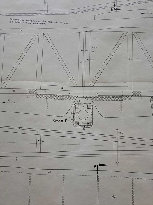 "Poster" Diagrama de Avião - Verlag Johannes  Graupner
