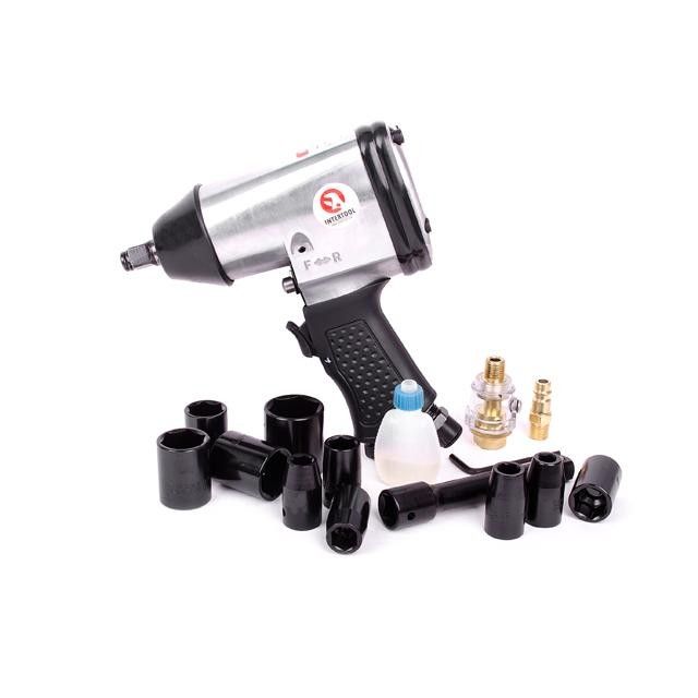 Гайковерт, пневмогайковерт в кейсі +голови 1/2 345Нм  Інтертул PT-1101