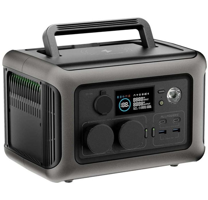 Зарядна станція Портативна Allpowers R600  ємність 299Wh 600W 5.6кг