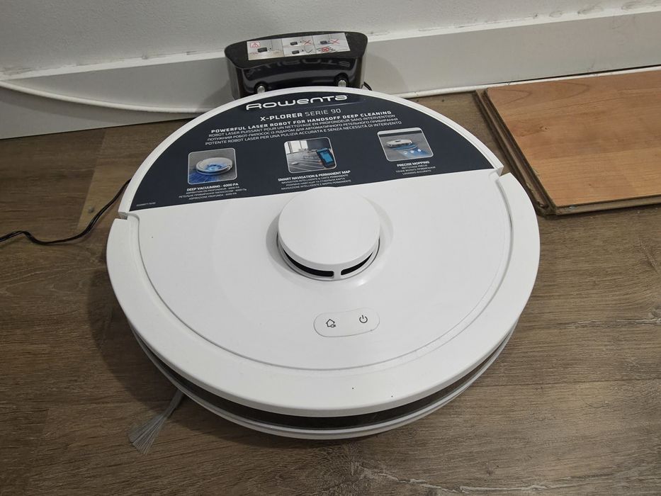 Robot Aspirador Rowenta X-Plorer Série 90 RR8777WH – Praticamente Novo