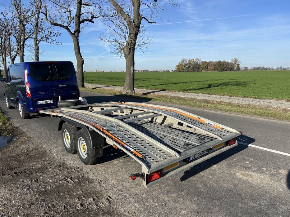 Przyczepa laweta glowacz 2023 r dmc 2000kg nowe opony+ pasy