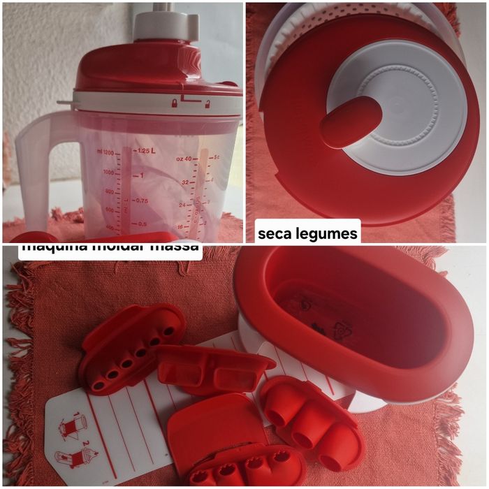 Conjunto produtos da Tupperware
