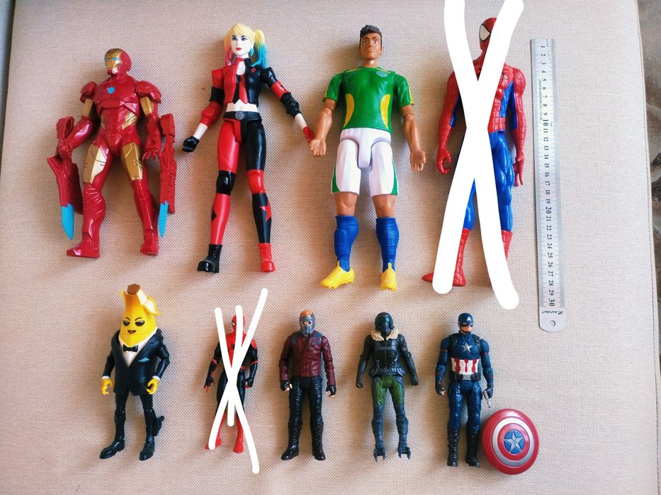 Фігурки іграшки Marvel,DC,Людина павук ,Бетмен