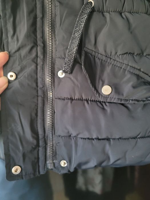 Zimowa dziewczęca kurtka parka r. 98