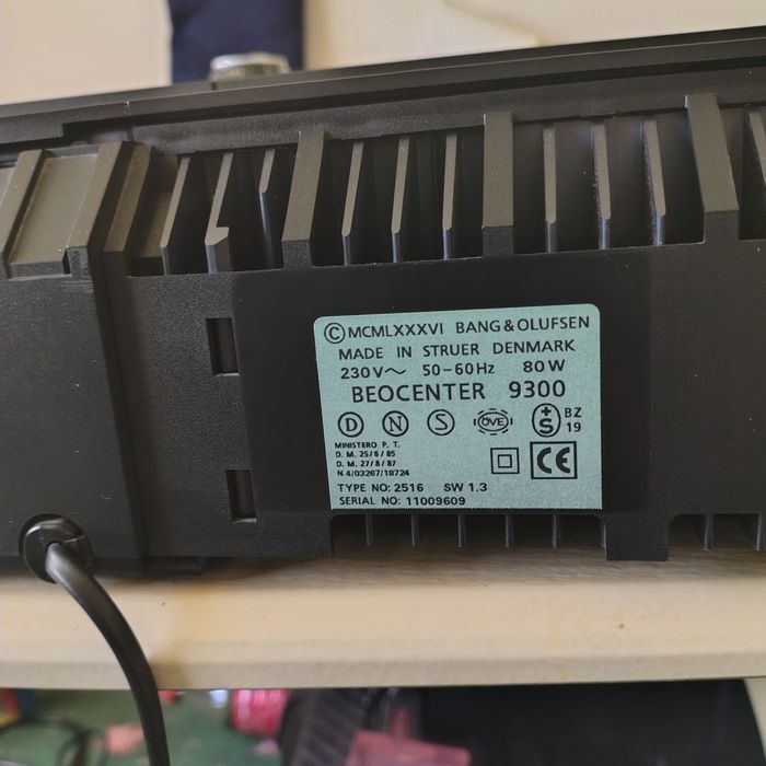 Bang & Olufsen Beocenter 9300 | Stan Standby/Timer | Do serwisu pamięci RAM