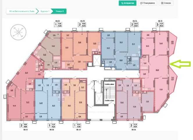 Продаж 3к квартири вул. Величковського Галжитлобуд Рясне 2 БЕЗ КОМІСІЇ