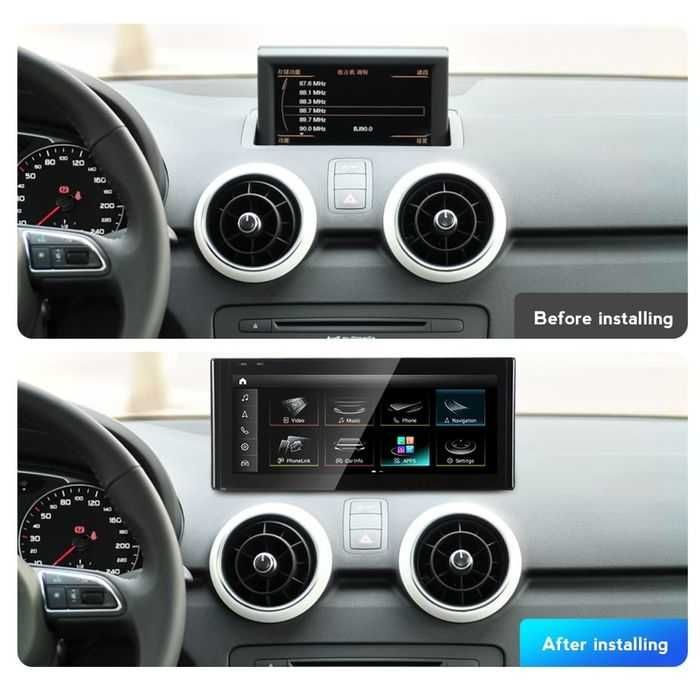 Audi A1 A4 A5 A6 Q2 Q3 Multimédia Android GPS Bluetooth USB Carplay
