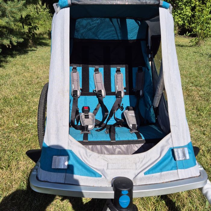 Przyczepka rowerowa riksza wózek rowerowy dla dzieci qeridoo