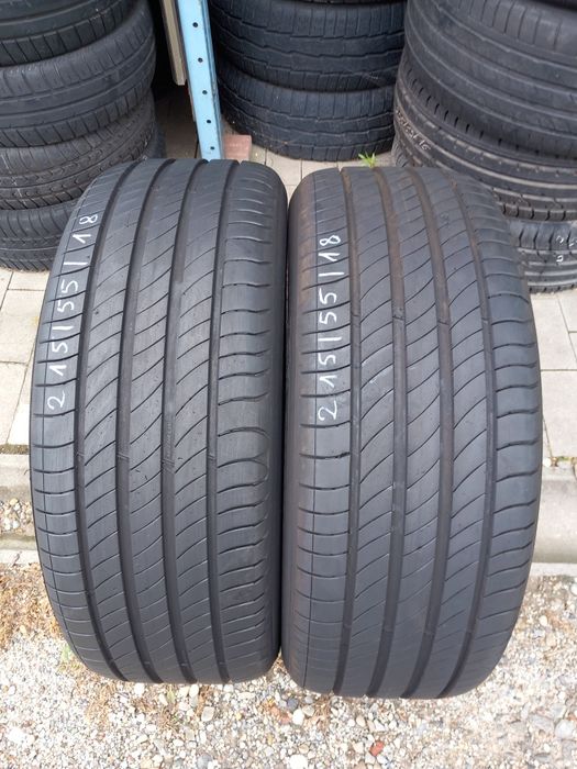 2x Opony Używane Letnie 215/55R18 Michelin