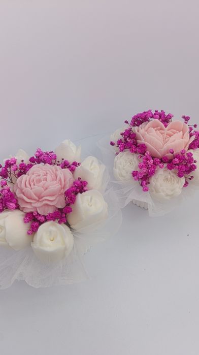 Buquê de flores em cera/vela / dia da mãe