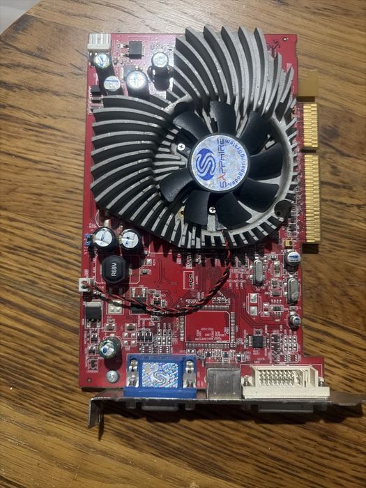 Karta graficzna Sapphire Radeon X1650 PRO 512MB DDR2 AGP Retro PC | 100% Sprawna