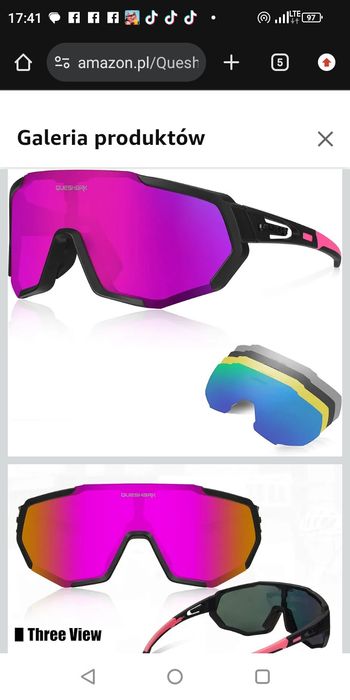 Queshark nowe okulary przeciwsłoneczne..
