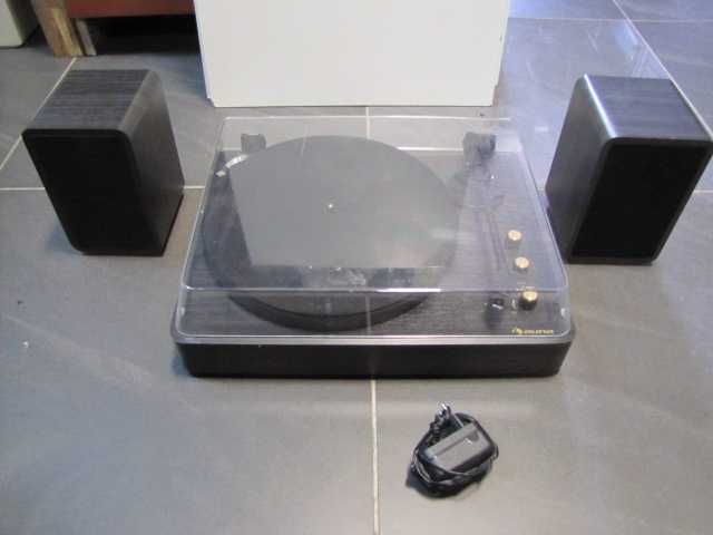 TT-Play Prime gramofon, głośniki stereo, napęd paskowy AUNA czarny