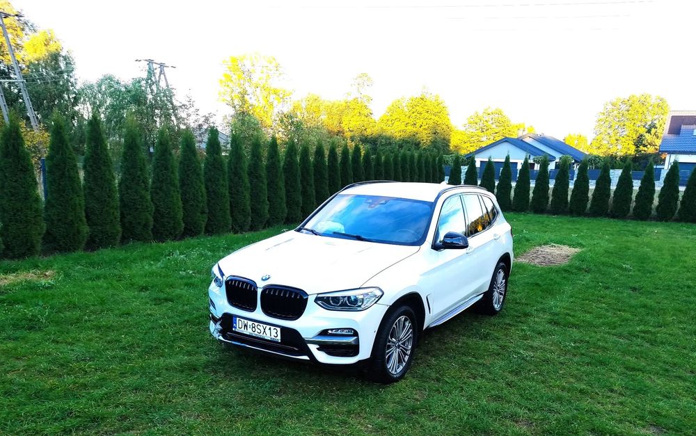 BMW X3 2.0 Diesel 190KM 4x4 Biała Full Opcja Lekko uszk Zarejestrowana