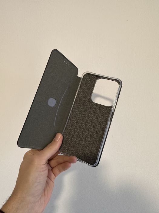 Etui z klapką zamykane czarne do XIAOMI REDMI 15C 4G / 5G