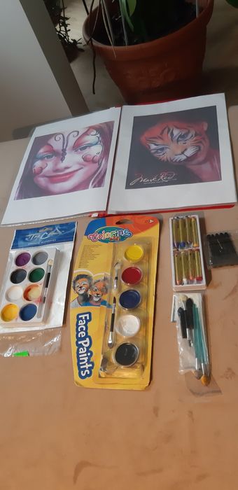 Malowanie twarzy zestaw