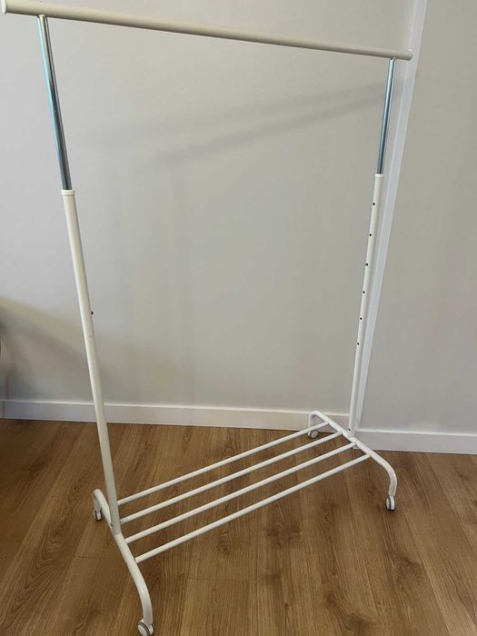 IKEA RIGGA Wieszak na ubrania, biały