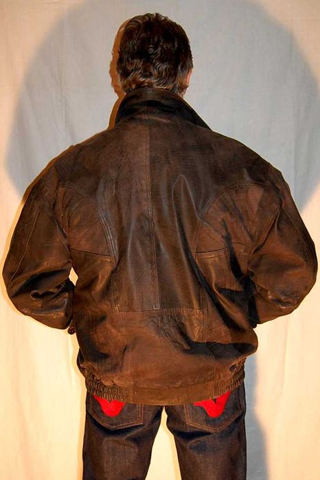 Куртка кожаная YAK р.XXL Genuine Exotic Yak Leather original ENGLAND